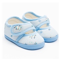 Niemowlęce paputki  New Baby niebieski chłopiec 3-6 m