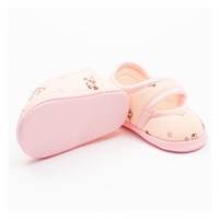 Niemowlęce paputki  New Baby różowy dziewczynka 3-6 m