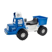 Dziecięcy jeździk BAYO POLICJA puszczający bańki mydlane 70 cm