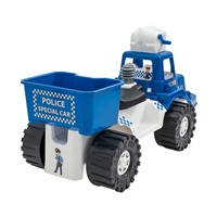 Dziecięcy jeździk BAYO POLICJA puszczający bańki mydlane 70 cm