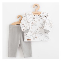 2-częściowy komplet dla dziewczynki New Baby Kate szary