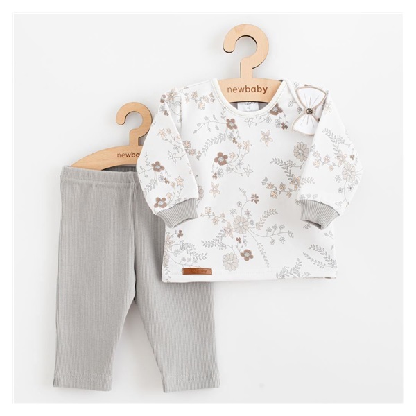 2-częściowy komplet dla dziewczynki New Baby Kate szary