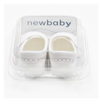 Niemowlęce paputki  New Baby biały 3-6 m