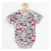 Dziecięce bawełniane body z krótkim rękawem New Baby Go!go!go!