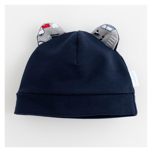 Niemowlęca czapka z uszkami New Baby Go!go!go!