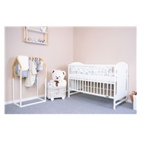 Łóżeczko dla dzieci New Baby MIA białe