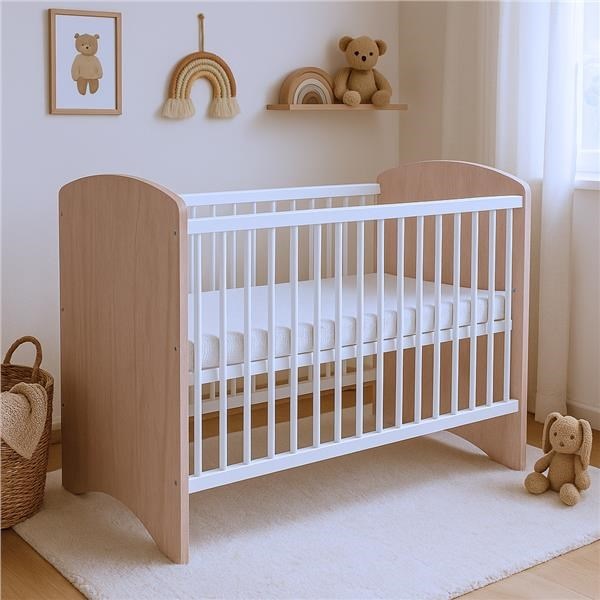 Łóżeczko dla dzieci New Baby LEO dąb