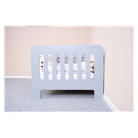 Łóżeczko dla dzieci tapczanik New Baby ERIK 160x80 cm biało-szare