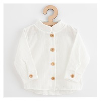 Niemowlęca muślinowa koszula New Baby Soft dress beżowy