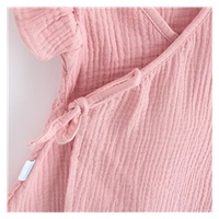Letnia niemowlęca muślinowa sukienka New Baby  Soft dress różowy