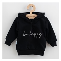 Dziecięca bluza dresowa z kapturem New Baby Be Happy