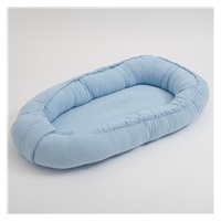 Muślinowe gniazdko dla dziecka New Baby niebieskie