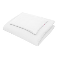 Muslinowý 2-częściowy zestaw do łóżeczka New Baby 90/120 cm biały