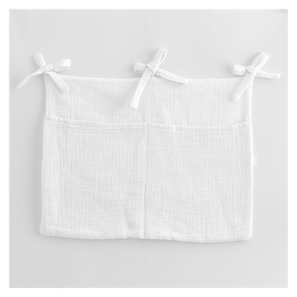 Muślinowy organizer New Baby biały