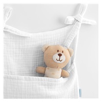 Muślinowy organizer New Baby biały