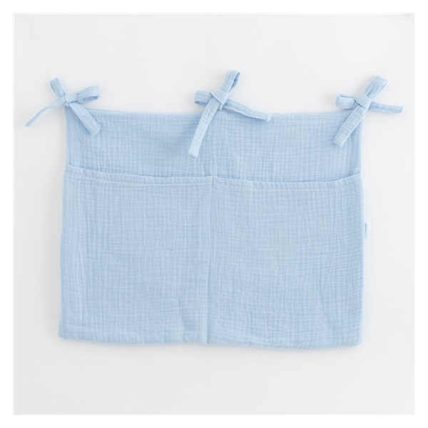 Muślinowy organizer New Baby niebieski