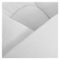 Muślinowy rożek z kapturkiem New Baby biały