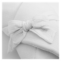 Muślinowy rożek z kapturkiem New Baby biały