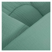 Muślinowy rożek z kapturkiem New Baby zielony