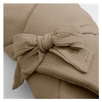 Muślinowy rożek z kapturkiem New Baby beżowy