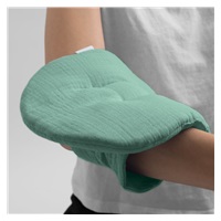 Muślinowa nakładka na rękę do karmienia New Baby zielona