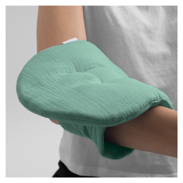 Muślinowa nakładka na rękę do karmienia New Baby zielona