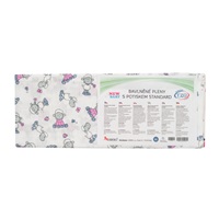 Pieluszki bawełniane z nadrukiem NEW BABY 60x80 cm STANDARD 10 szt