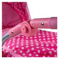 Multyfunkcyjny wózek dla lalek Baby Mix Jasmínka jasnoróżowy