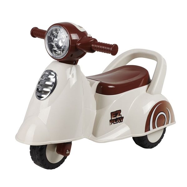 Dziecięcy jeździk z dźwiękiem Baby Mix Scooter biały