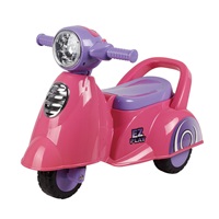 Dziecięcy jeździk z dźwiękiem Baby Mix Scooter różowy