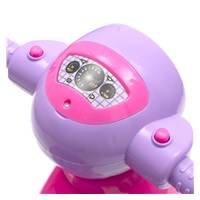 Dziecięcy jeździk z dźwiękiem Baby Mix Scooter różowy