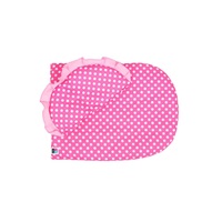 Koszyk z baldachimem dla lalek Baby Mix Nikolka jasnoróżowy