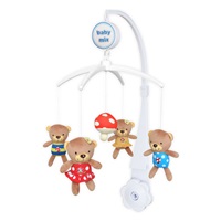 Karuzelka nad łóżeczko Baby Mix Misie z muchomorkiem